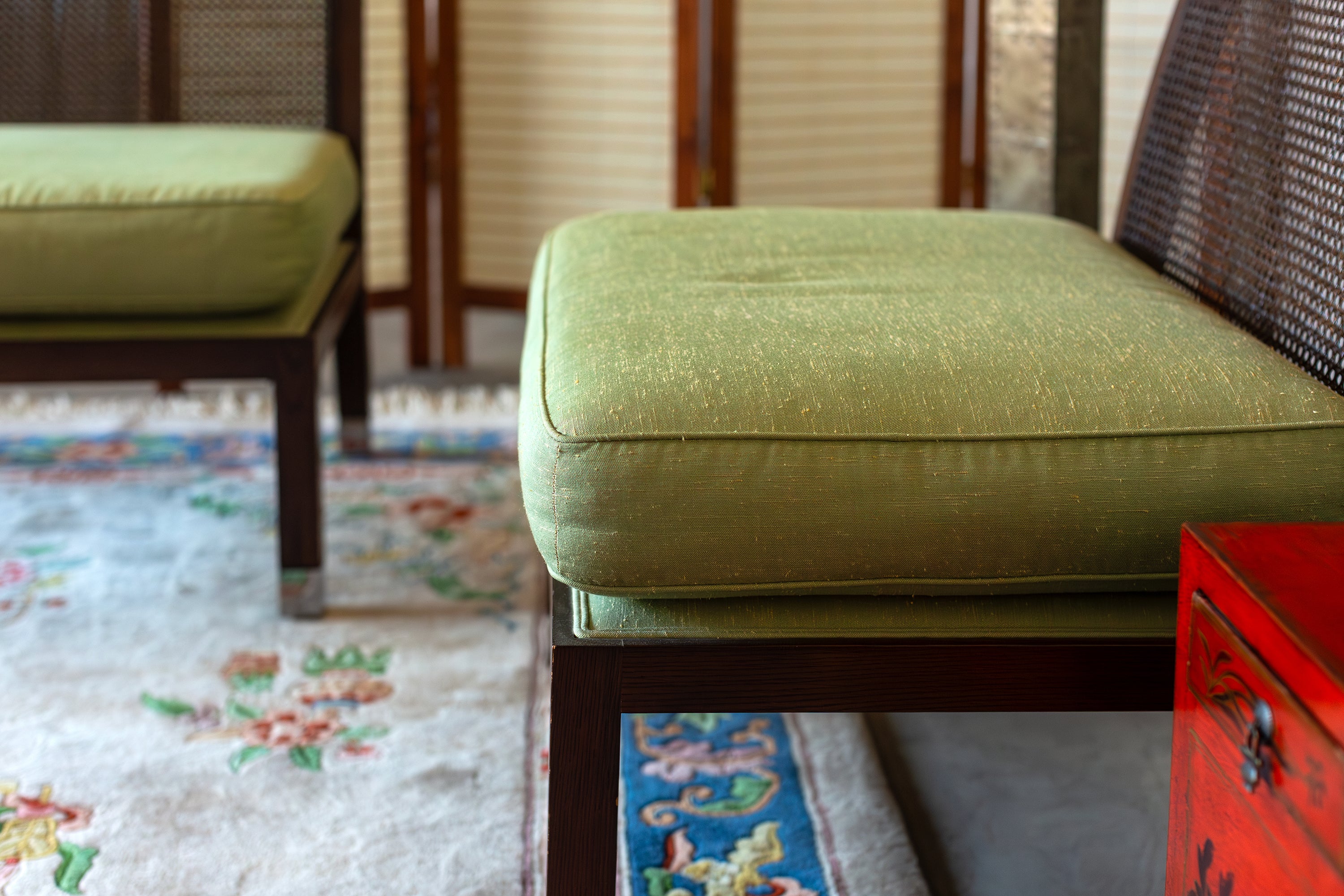 Andrew Parr Cane Lounge Chairs
